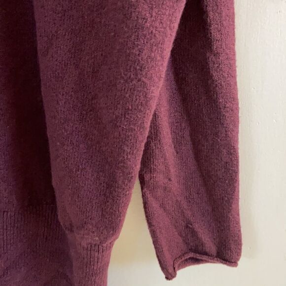 Nordstrom Abound Dolman V-Neck Tunic Sweater Size Large Burgandy - Picture 5 of 8